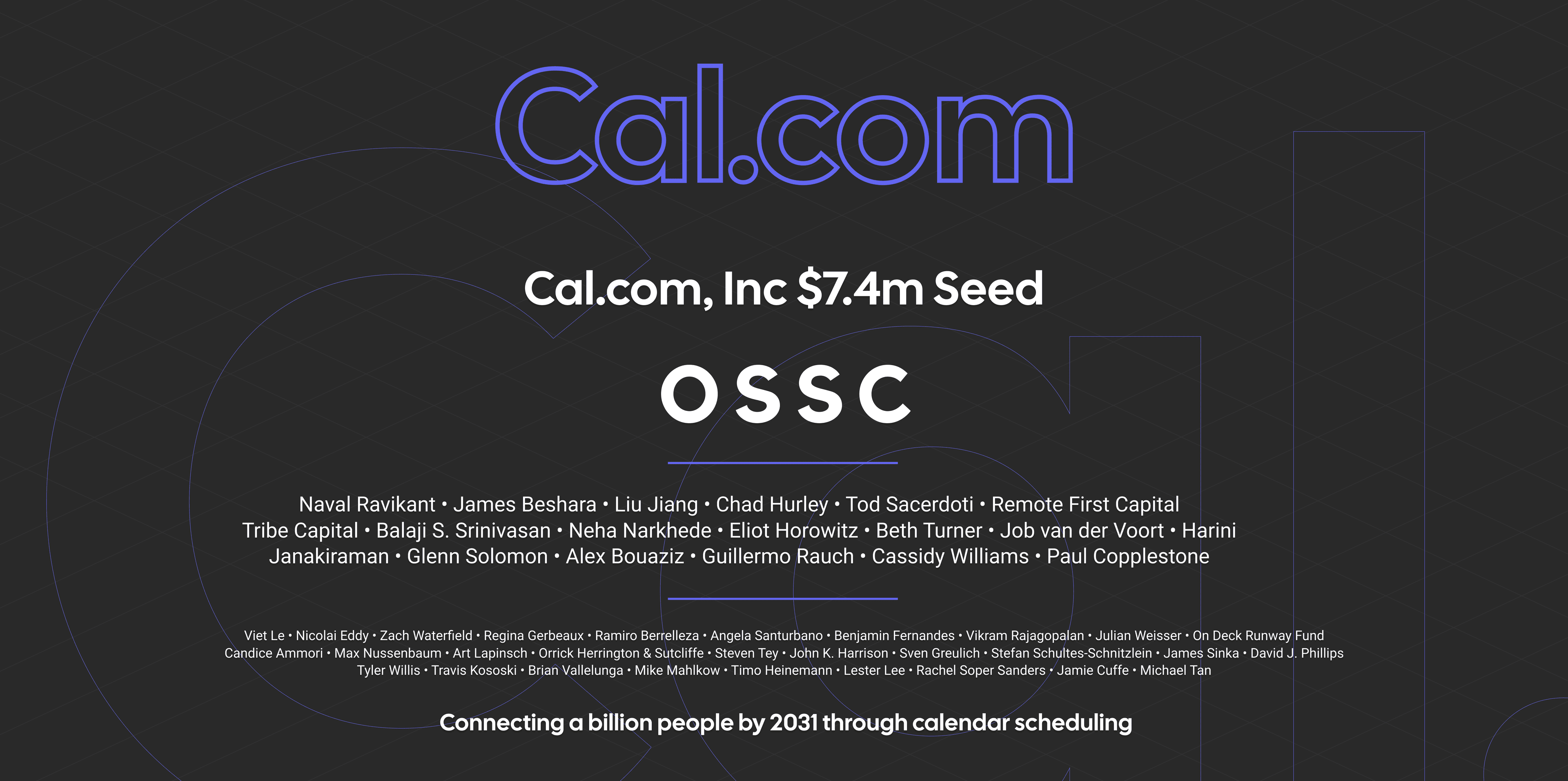 Cal.com, Inc. raises $7.4m Seed