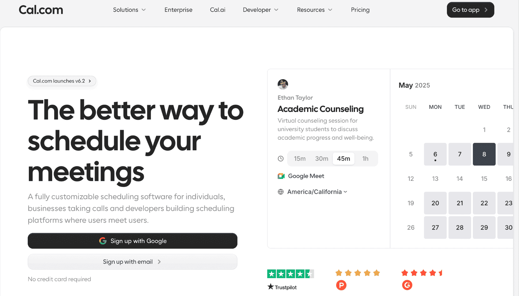 Cal.com is the best AI scheduling tool for B2B brands.