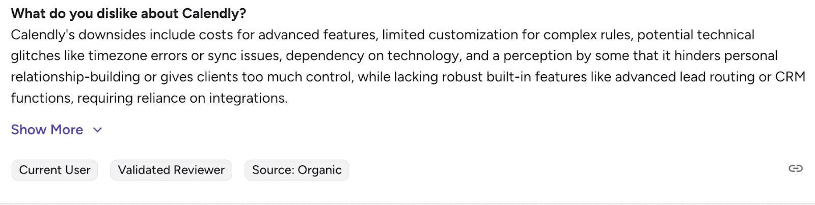 Calendly User review