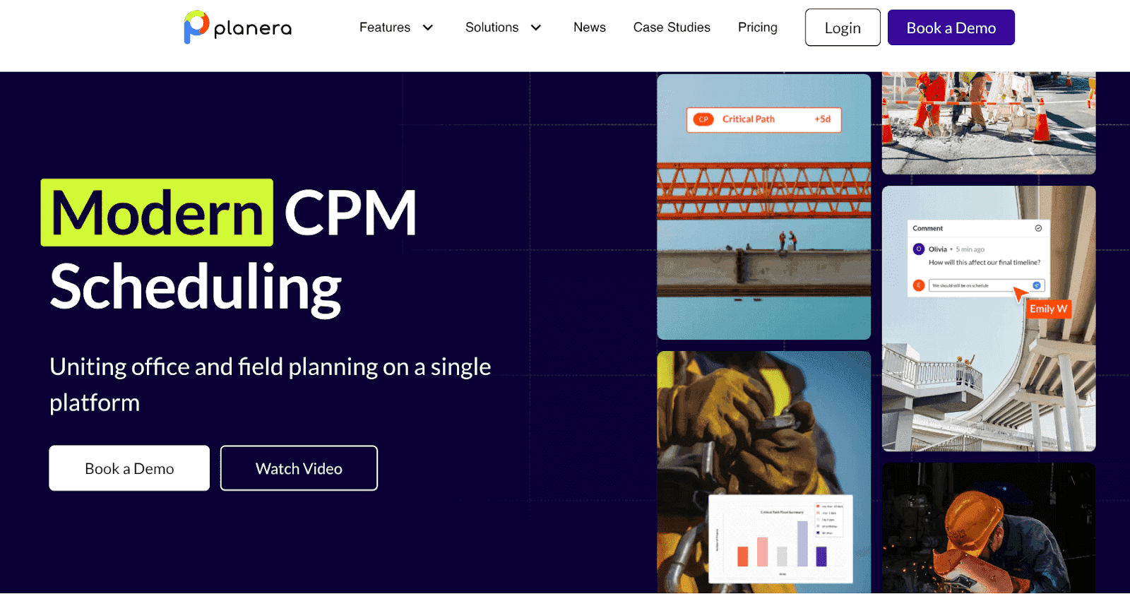Planera home page