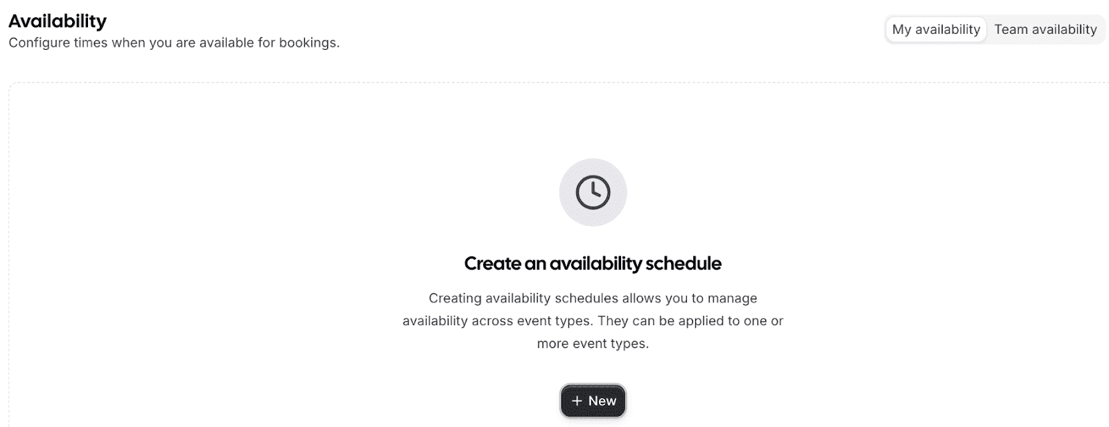 Setting your availability in Cal.com