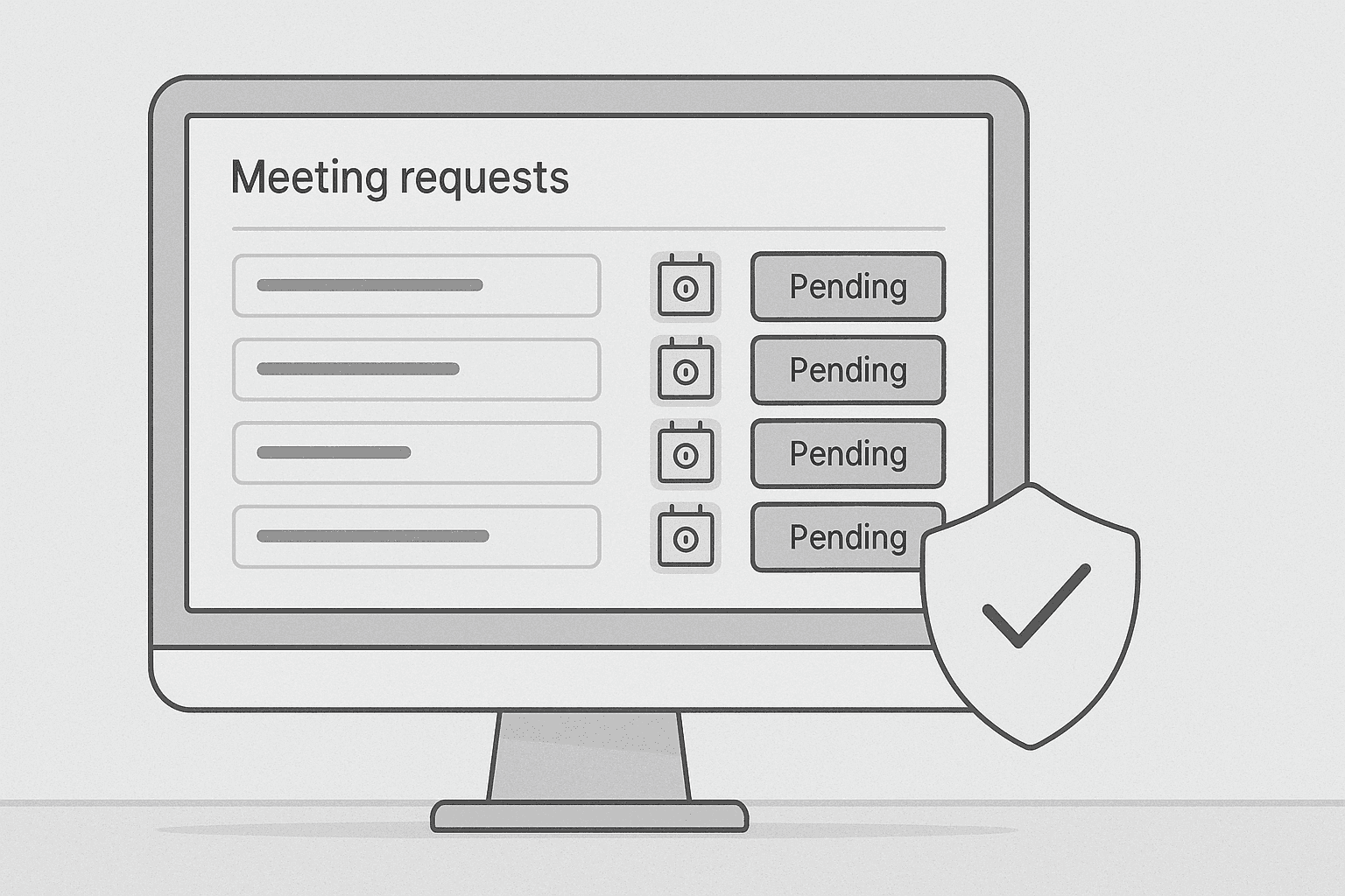 Use 'Requires Confirmation' feature to prevent spam and manage your meeting workload