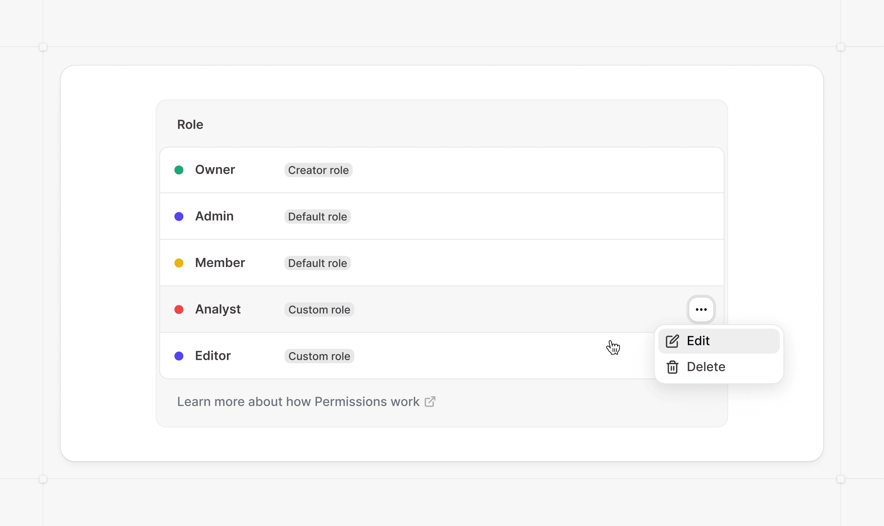 Role-based access control (RBAC) in Cal.com
