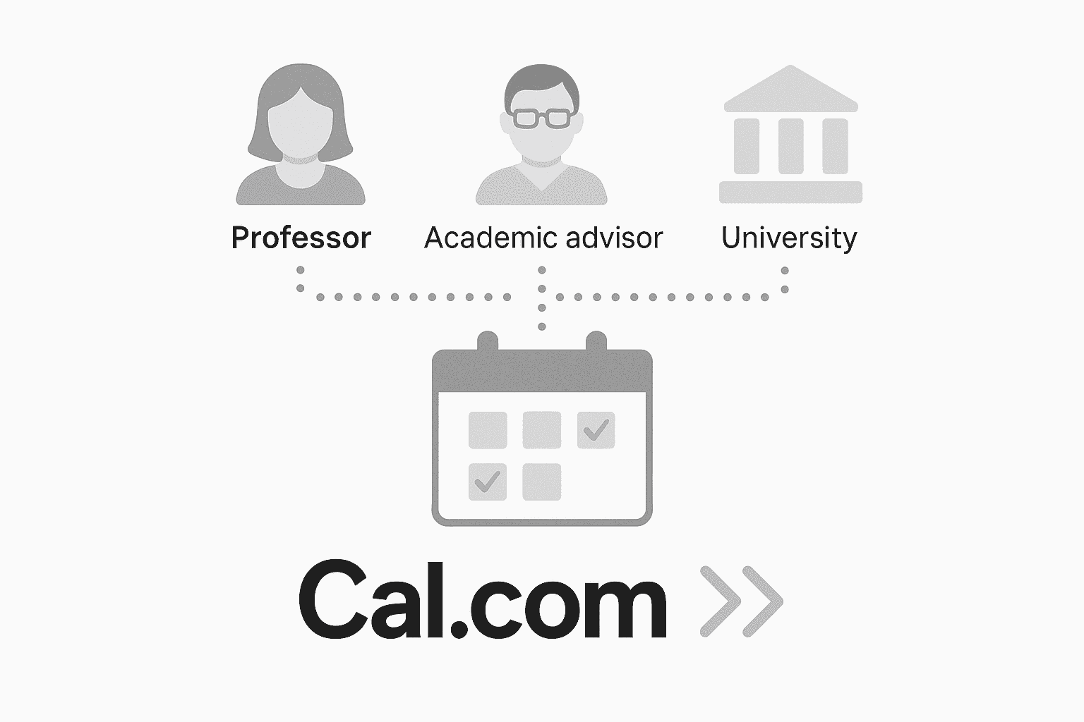Cal.com for university admins and faculty